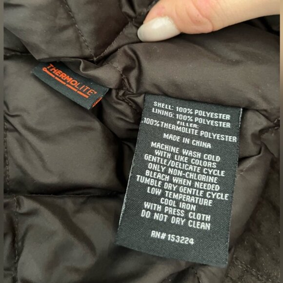 Rainforest Brown Hooded Coat Mens Size L Faux Suede Winter Jacket - Picture 8 of 10